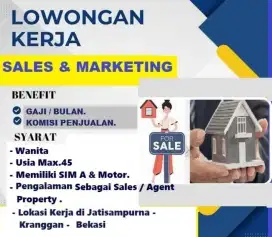 Lowongan karyawan sales marketing properti