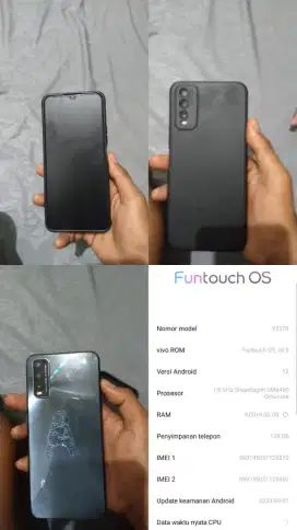 vivo y20s ram 8+4/128
