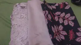 Satu set kain kebaya 3D