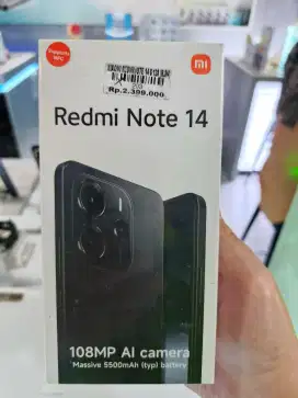 Ready stok Xiaomi redmi note 14 di Atlantis