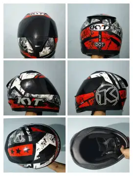 Kyt fullface , kaca gelap