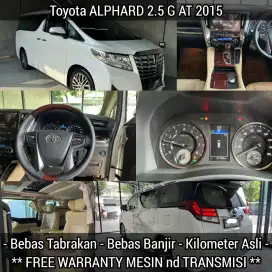Toyota ALPHARD 2.5 G MATIC 2015