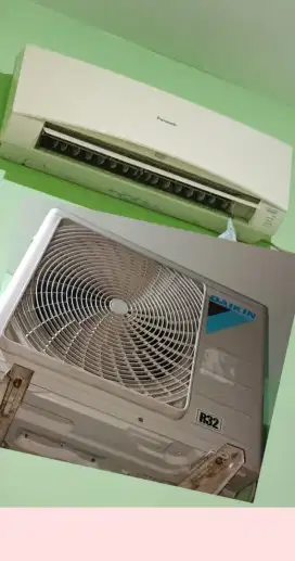 Dijual ac daikin / panasonic 1/2 pk