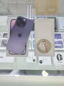 Second IPhone 14 Pro 128GB Purple Ex IBOX Mulus Fullset Nego