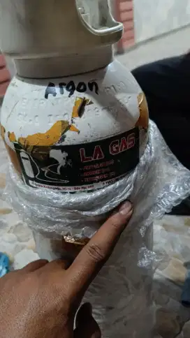 Tabung Gas Argon LA GAS 1M³ Siap Pakai – Cocok untuk Las & Industri