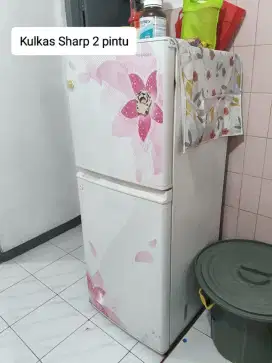 KULKAS SHARP 2 PINTU SIAP PAKE