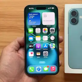 iPhone 16 128Gb Teal Fullset Inter Dual SIM Nano