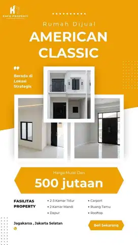 Minimalis 2 lantai di Jagakarsa Jaksel* Rumah