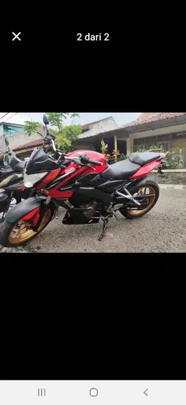 Kawasaki Ns200cc faktr lgkp starter on oli baru motor bandung