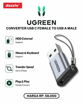 UGREEN USB C FEMALE TO USB A MALE (50533)