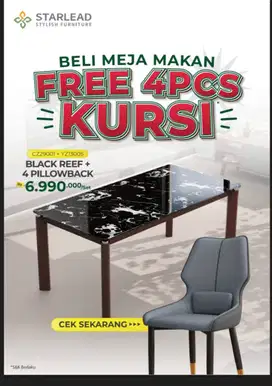 MEJA MAKAN UKURAN 180