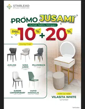 kursi makan diskon 10%+20% FREE ONGKIR FREE INSTALASI