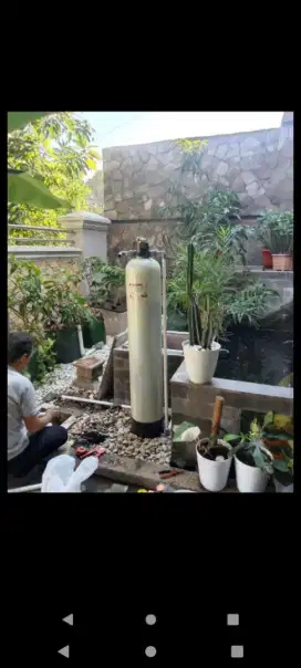Filter air frp nanotec 1054 tabung dan media