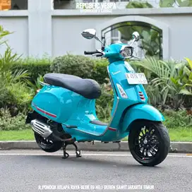 PIAGGIO VESPA SPRINT S 150 IGET ABS LED Tahun 2022 WARNA BLUE AUDACE