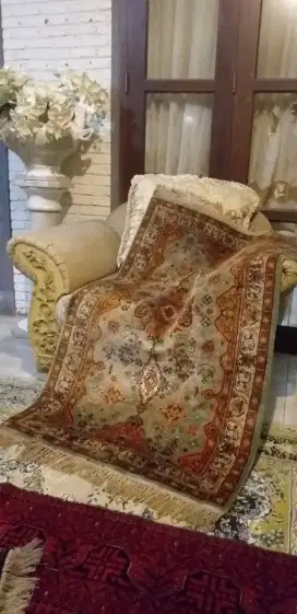 Karpet iran bahan woll asli