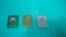 Memory card ps1 slim atau PS1 fat kondisi normal dan bisa buat save