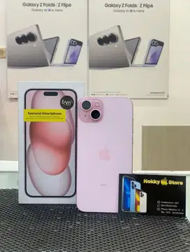 Iphone 15plus /128gb Pink garansi ibox juni 2026 bh 100% cc 1