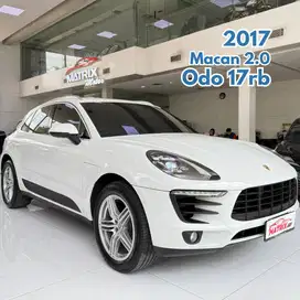 Porsche Macan 2.0 PDK 2017 NIK 2016 Facelift White on Black Putih