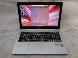 Laptop Asus N550J Core I5 Ram 8 SSD & HDD Dual VGA Normalan