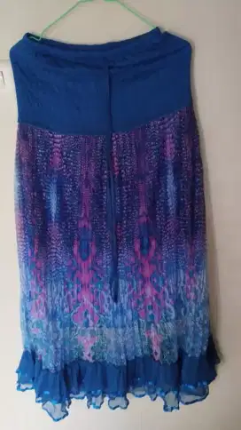 Rok pesta plisket biru