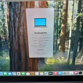 Macbook Pro 2020 Ram 16 Ssd 512 Core I7 Layar 13 inch Full set grey
