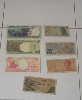 Semua Uang Kertas Kuno Yang Di Gambar