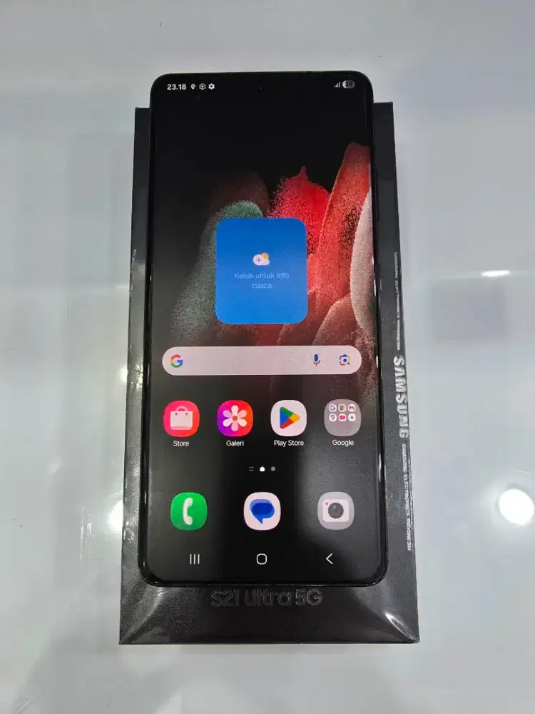 Samsung S21 Ultra 5G 16+8/512Gb Black Ex Garansi resmi SEIN -MasterCom