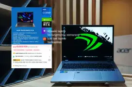 Travelmate P214 i7gen13 Rtx Laptop bisnis gransi 2027