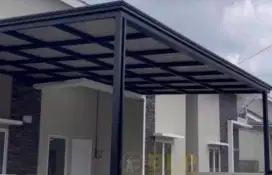 Jasa bikin kanopi ganti atap bajaringan/ besi holou/ wf dll