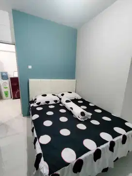 Disewakan apartemen gunawangsa tidar tower b lt 28 corner full furnish