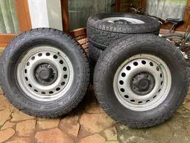 Kondisi Isimewa Velg Kaleng Hilux R17 & Ban AT Continental