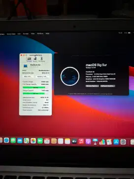 Macbook air 2013 8 256 gb mulussssss