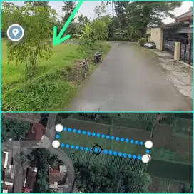 Tanah strategis luas cocok untuk perumahan seyegan