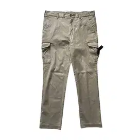 UNIQLO MEN’S SLIM FIT STRETCH CARGO PANTS - KHAKI (34)