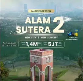 CLUSTER VOLA @ SUTERA RASUNA, ALAM SUTERA 2 mulai 1,3m-an