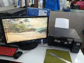 Printer epson L3110 + monitor tv