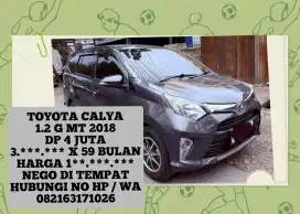 TOYOTA CALYA 1.2 G MT 2018 DP 4 JUTA