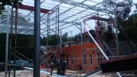 Jasa Kanopi Baja Ringan Dan Genteng Bitumen, Harga Bermasyarakat