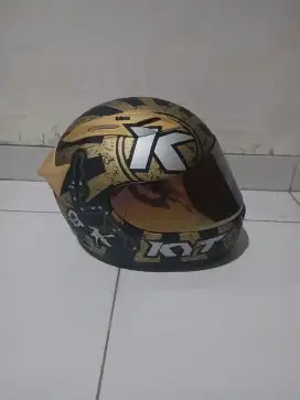 Helm KYT RC Seven Black Fullface Doft/Gold