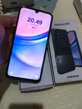 Samsung A15 4G 8/128gb, Warna blue black, mulus 99%