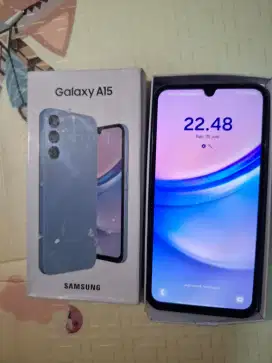 Samsung A15 4G 8/128gb, Warna blue, mulus 99%