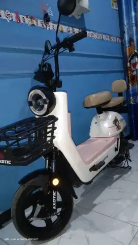 Sepeda listrik EXOTIC bekas rasa baru
