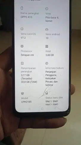 Oppo A15 Ram 3/32