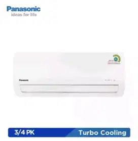AC PANASONIC 3/4PK TERBARU WATT HEMAT GARANSI 3 TAHUN SIAP PASANG