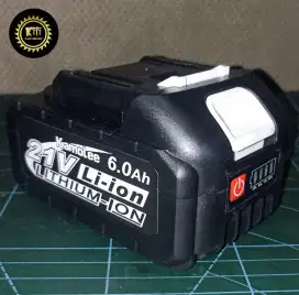 Baterai cordless tools Kamolee 18V 21V 6.0 AH