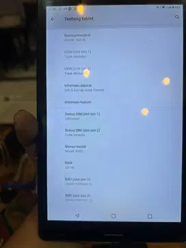 Advan Tab A8 kondisi normal