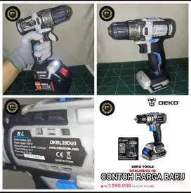 DEKO bor baterai 20V / bor cordless drill driver Deko Tools
