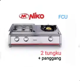 kompor gas niko 2 in 1 grill gas stove
