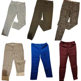 Celana panjang legging soft jeans Stretch