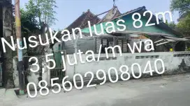 Tanah murah Nusukan luas 82m harga 3,5 juta/m